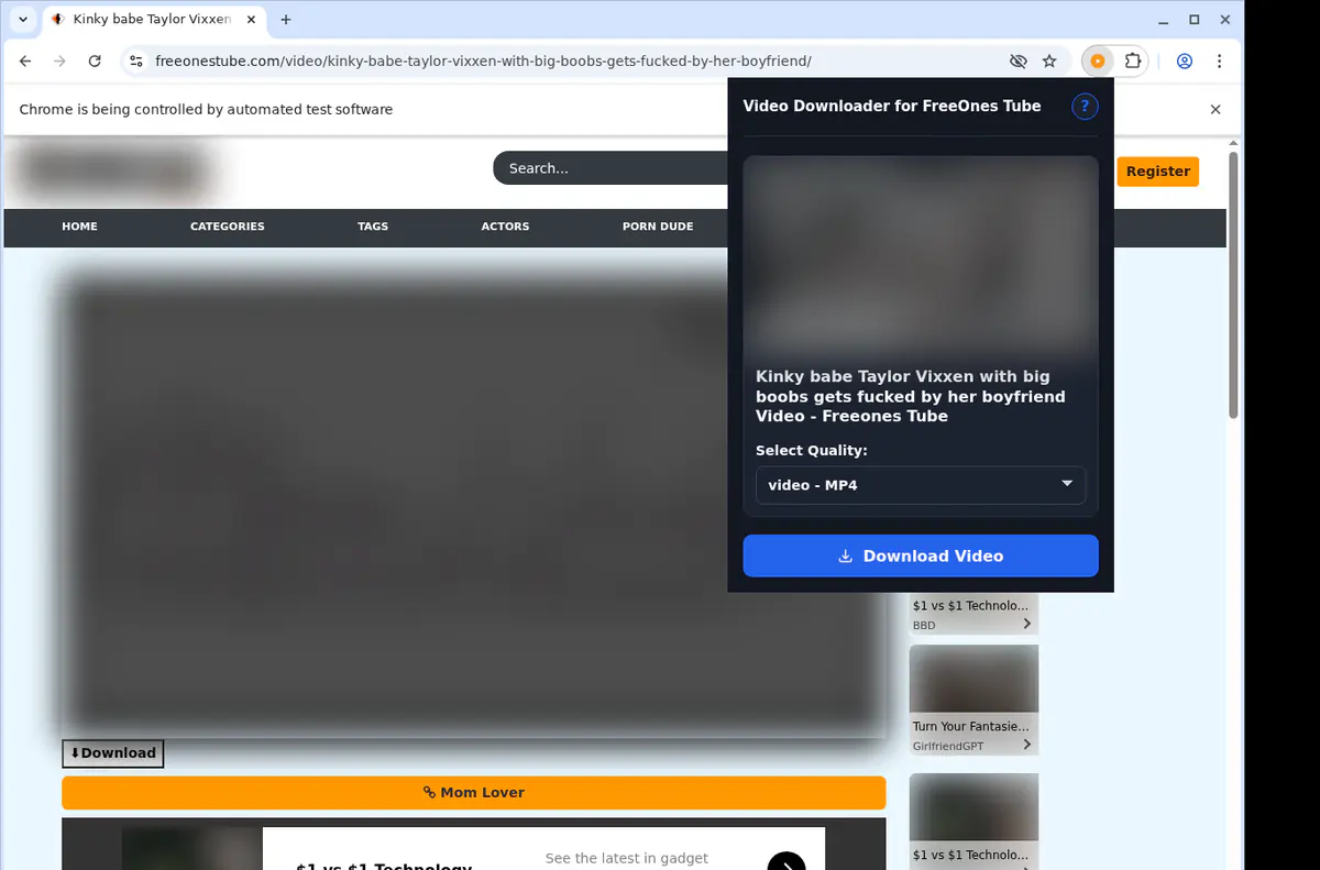 Freeonestube Video Downloader screenshot 3