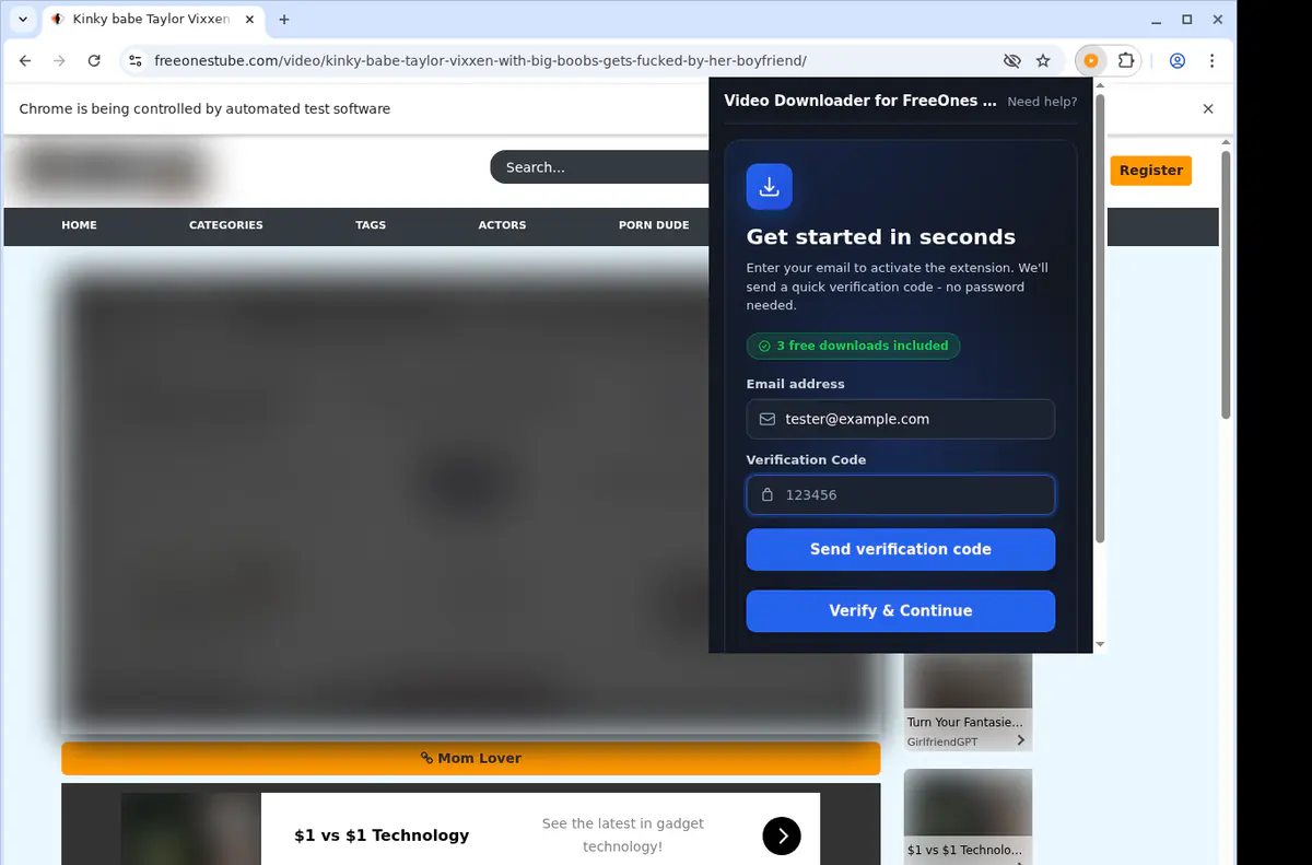 Freeonestube Video Downloader screenshot 4